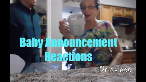 Surprise Pregnancy Announcement Reactions Youtube