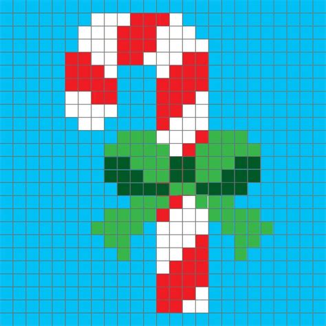 Es fácil colorear con números imágenes ilimitadas para elegir varias páginas para colorear, de más fáciles a más detalladas. Crochet Candy Cane Pixel Square | Punto de cruz navidad ...