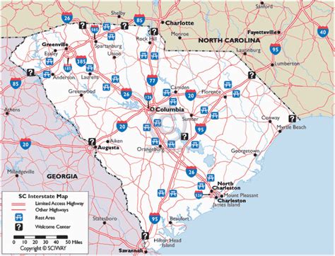 Map Of North Carolina Along I 95 Secretmuseum