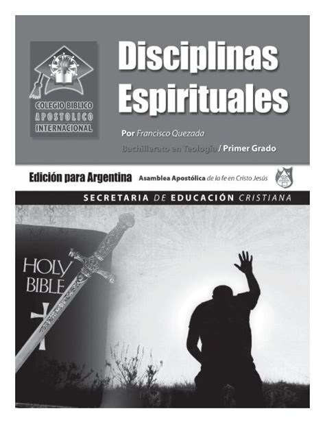 3 Disciplinas Espirituales Iglesia En Solano