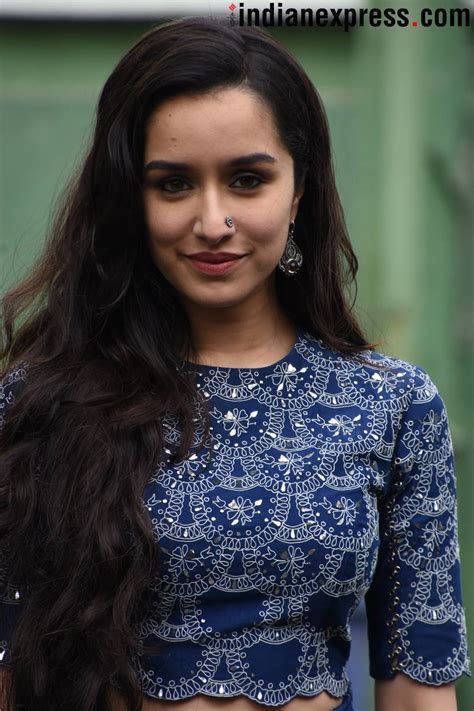 ‘stree Promotions Shraddha Kapoor Gives Boho Vibes In This Blue Skirt