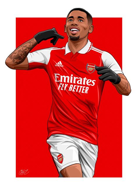 Arsenal Gabriel Jesus A4 Print Etsy Uk In 2022 Arsenal Print