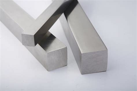 Silver Stainless Steel Square Bar 304 For Construction Size 10 20 Mm