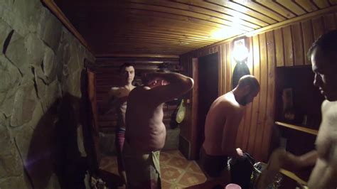 Locker Room Bunch Of Friend Naked In Sauna
