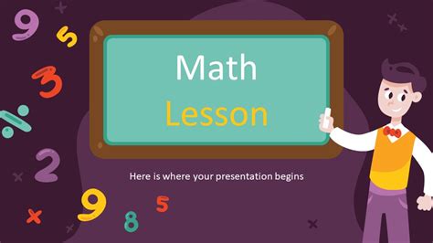 Math Themed Powerpoint Templates Free Download Printable Templates