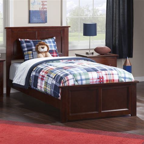 Xl full platform bed with 2 or 4 drawers on tracks | oak wood. Alanna Panel Bed With Legs | Platform bed with drawers ...