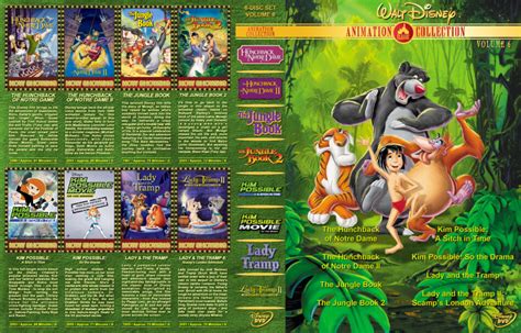 Walt Disney Animation Collection Volume Dvd Cover 1949 1998 R1 Custom