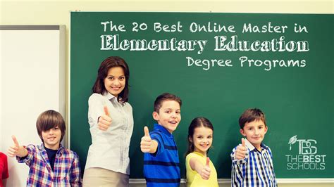 Find The Best Accredited Online Elementary Education Master Degree