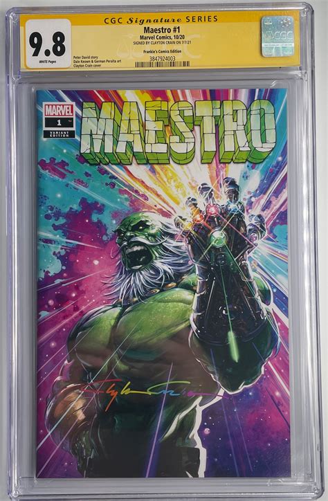 Maestro 1 Clayton Crain Frankies Comics Edition Cgc Ss 98