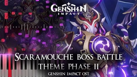 ｢scaramouche Boss Battle Theme Phase Ii｣ Genshin Impact Ost Piano