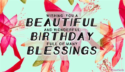 Free Beautiful Birthday Blessings Ecard Email Free Personalized