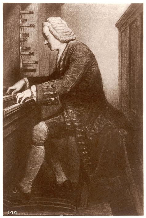 Johann Sebastian Bach German Organist Drawing By Mary Evans Picture