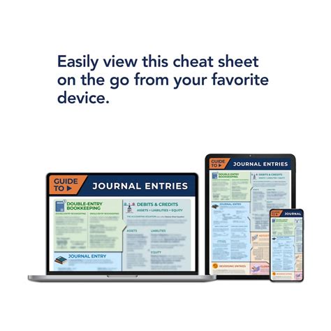 Accounting Cheat Sheet Journal Entries Babe Accounting Etsy