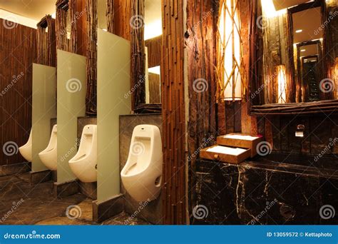 Men Restroom Stock Photo Image Of Porcelain Granite