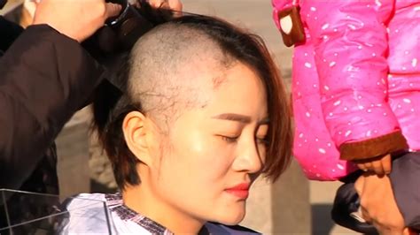 Chinese Women Shave Their Heads To Protest Husbands Persecution Sbs News