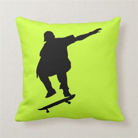 Skateboarding Skateboard Skate Freestyle Throw Pillow