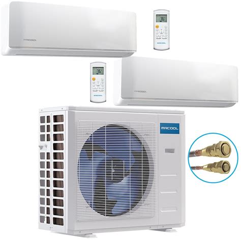 The outdoor unit is so quiet that the only way you can tell it is running is by looking at the fan spinning. 🔥 MrCool DIY Multi-Zone 36k BTU 2 Zone Ductless Mini-Split Air Conditioner - 12k+24k ...