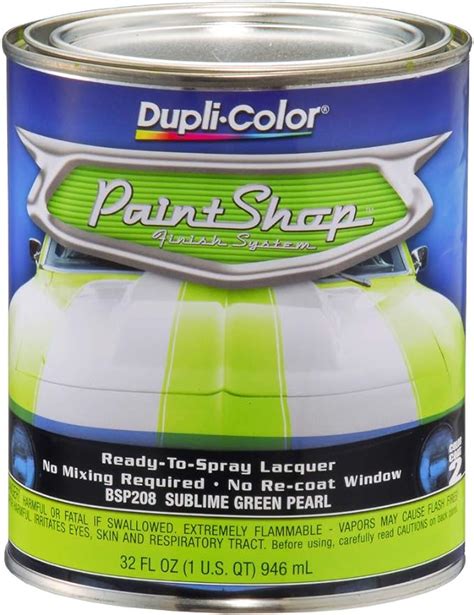 Dupli Color Bsp208 Sublime Green Pearl Paint Shop Finish System 32 Oz