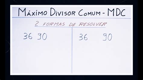 Calculadora Maximo Divisor Comum