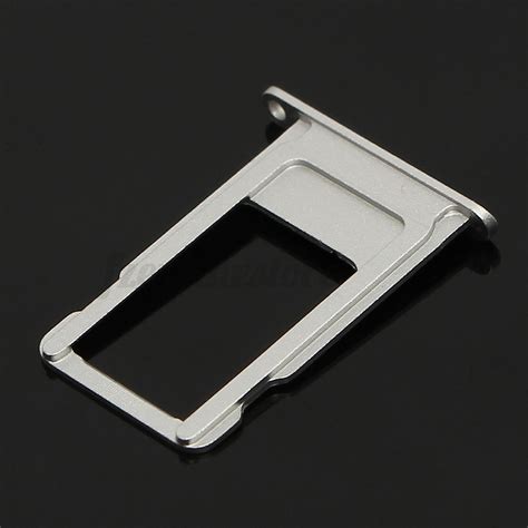 Damage to the sim tray or the device caused by a modified sim card isn't covered by apple's hardware warranty. Nano SIM Card Tray Holder Slot For iPhone 6S Plus 4.7'' Silver Grey Gold | eBay