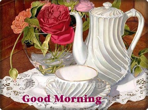 Good Morning Tea Art Tea Cup Collection Tea Pots