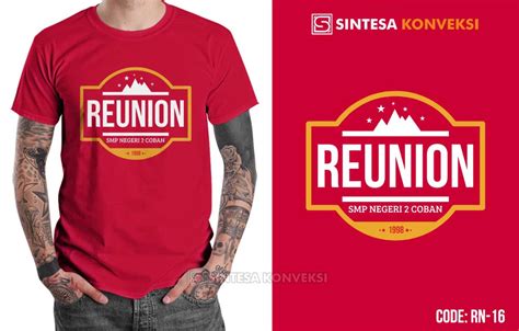 Kaos Reuni Baju Alumni Ready Desain Siap Pakai Pesan Sekarang