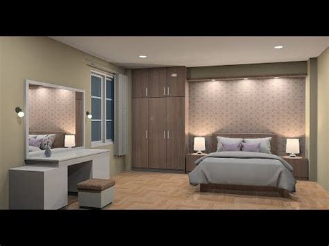 Bedroom closet design 3d warehouse living room designs sketch layout doors sculpture interior design school. Design interior bedroom using Sketchup - YouTube