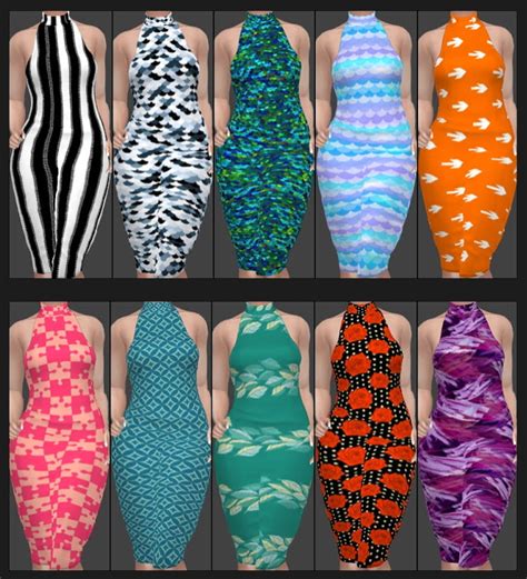 Nitropanic Dresses Recolors At Annetts Sims 4 Welt Sims 4 Updates