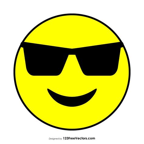 Cool Smiley Face Icons Vector Cool
