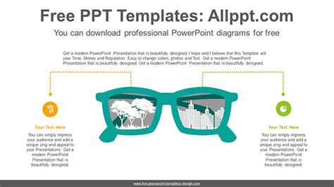 images look glasses powerpoint diagram template slidesgo templates