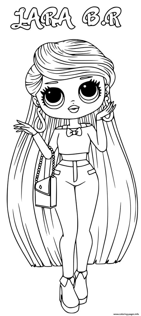 Omg Dolls Coloring Pages To Print Lol Surprise Dolls Coloring Book