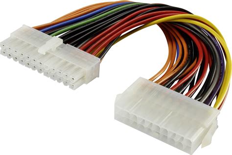 Computer Cables And Connectors Atx 20 Pin Male To 24 Pin Female Adapter