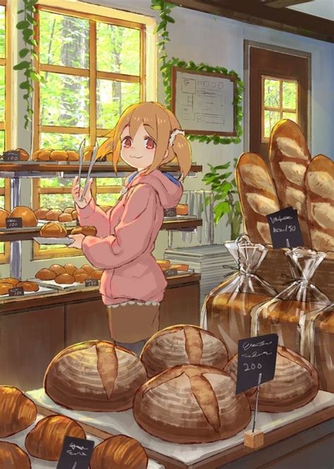 Bread Shop [original] Moescape Kawaii Anime Girl Anime Art Girl Manga Anime Manga Art