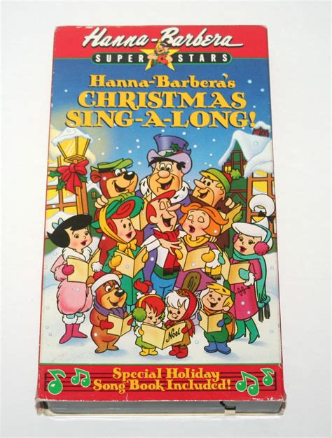 Hanna Barberas Christmas Sing A Long Vhs Tape Flintstones Hanna