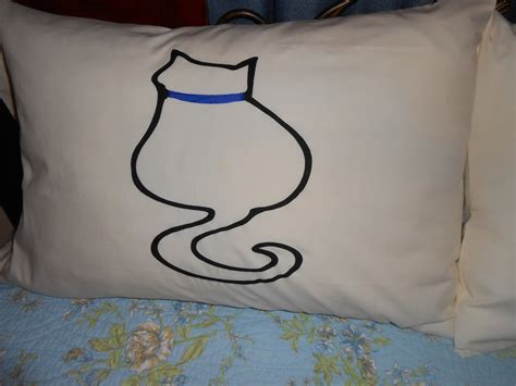 Kitty Cats Hand Painted On Standard Couples Pillowcases For Etsy