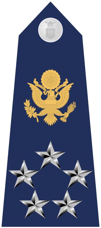 General Of The Air Force Rank Insignia Shoulder Board Us Air Force