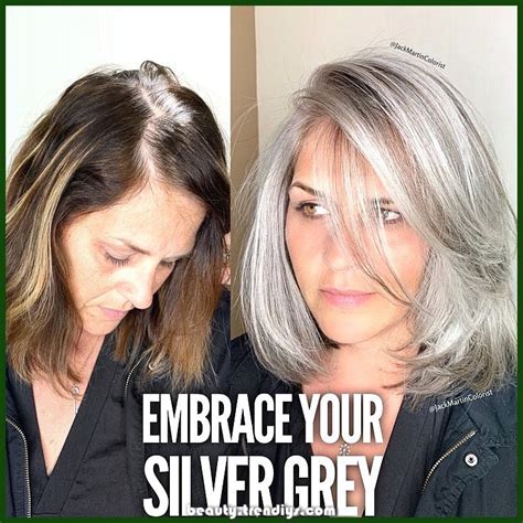 Embrace Your Silver Grey Hair Click On On The Next Hyperlink To See How I Did This In 2020
