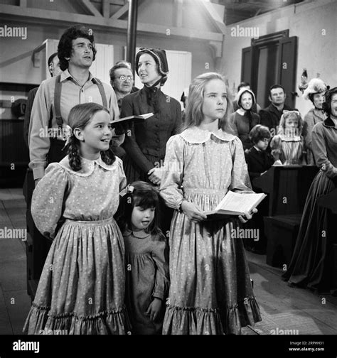 Little House On The Prairie Michael Landon Melissa Gilbert Stock Photo