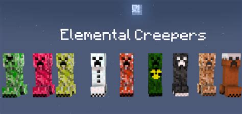 Minecraft Papercraft Elemental Creeper