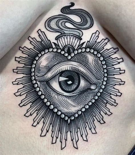 Details More Than 76 Sacred Heart Tattoo Little 5 Vn