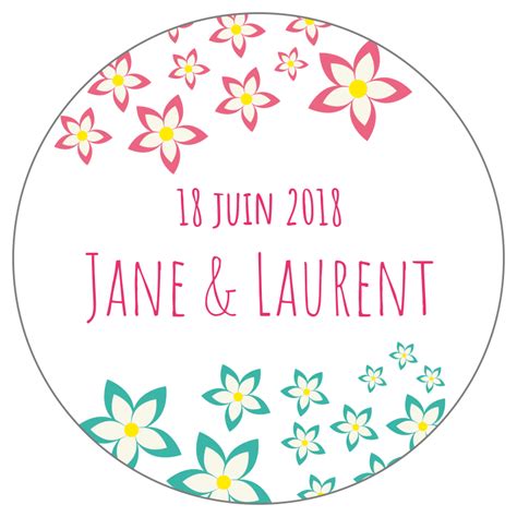 Créez vos autocollants personnalisés en quelques minutes avec vistaprint ! Rouleau autocollant mariage personnalisé avec prénoms