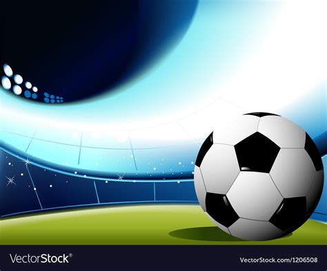 Abstract Football Background Royalty Free Vector Image