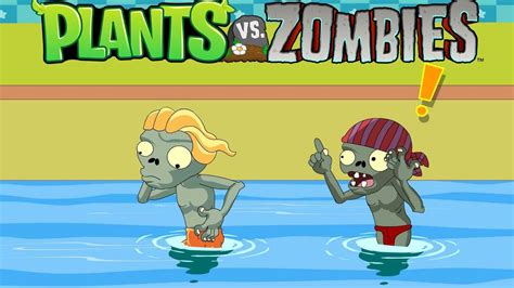 Plants Vs Zombies Animation Water Level Youtube