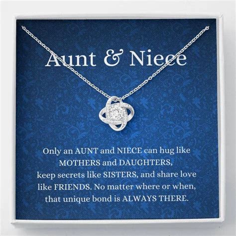 Aunt Necklace Niece Necklace Aunt And Niece Necklace Unique Bond Aunt