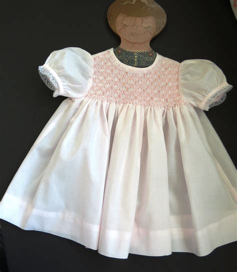 Vintage Pink Baby Dress By Petit Ami Size 6 Months Hand Etsy Petit Ami