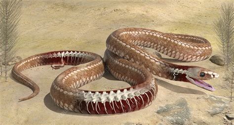 Prehistoric Snake Illustration Stock Image C0500425 Science