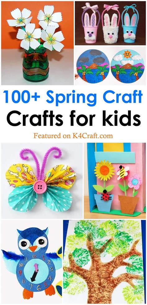 100 Spring Craft Ideas For Kids With Easy Tutorials K4 Craft