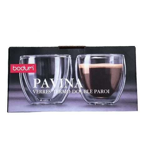bodum pavina double wall glass 360ml 2 pieces shop now from jones the grocer uk