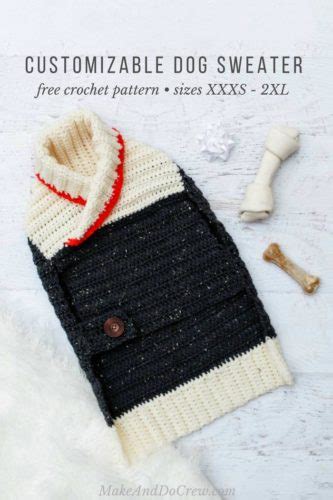 Free Crochet Dog Sweater Pattern Lion Brand Yarn Make