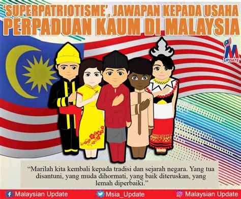 Lukisan Poster Perpaduan Kaum Di Malaysia Tahun Cipta Sinar